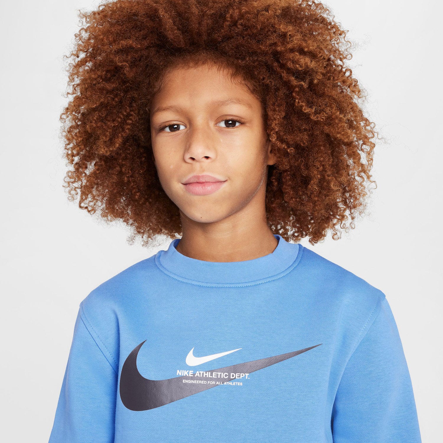 Nike  Big Kids Fleece Crew-Neck Sweatshirt