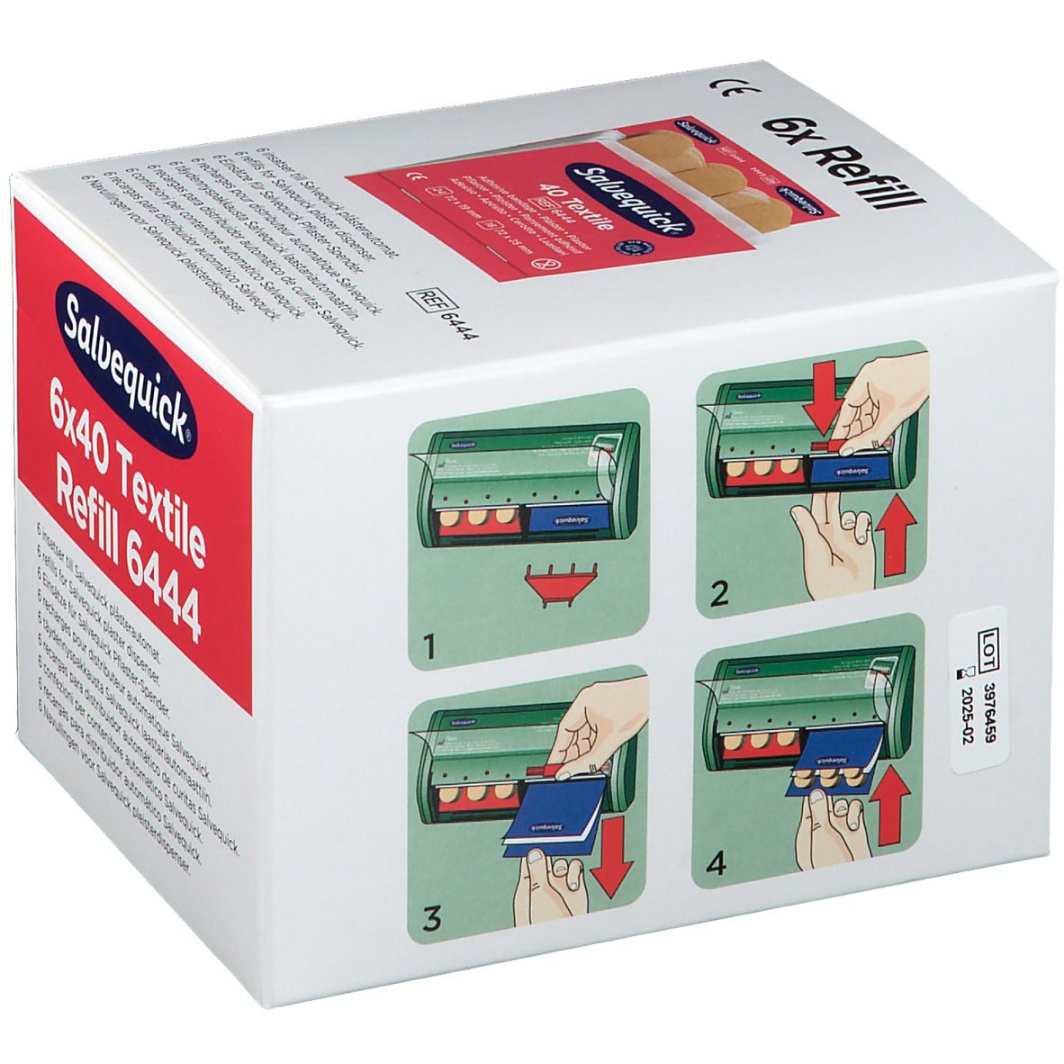 Salvequick® Pflasterstrips elastisch Nachfülleinsätze