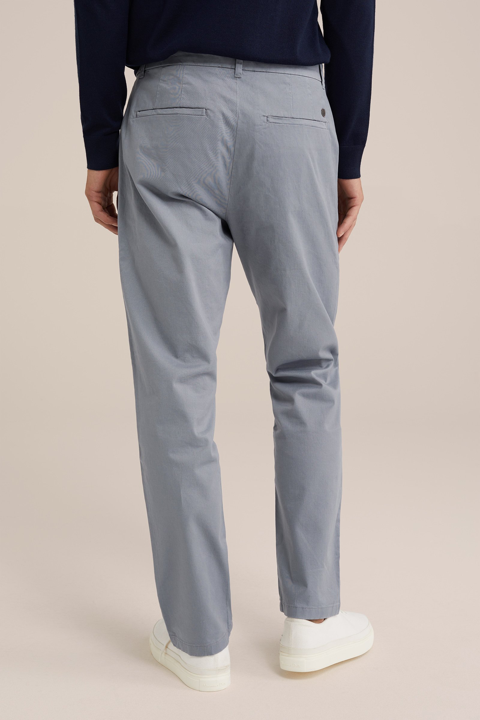 relaxed fit chino Fundamentals Lichtgrijs