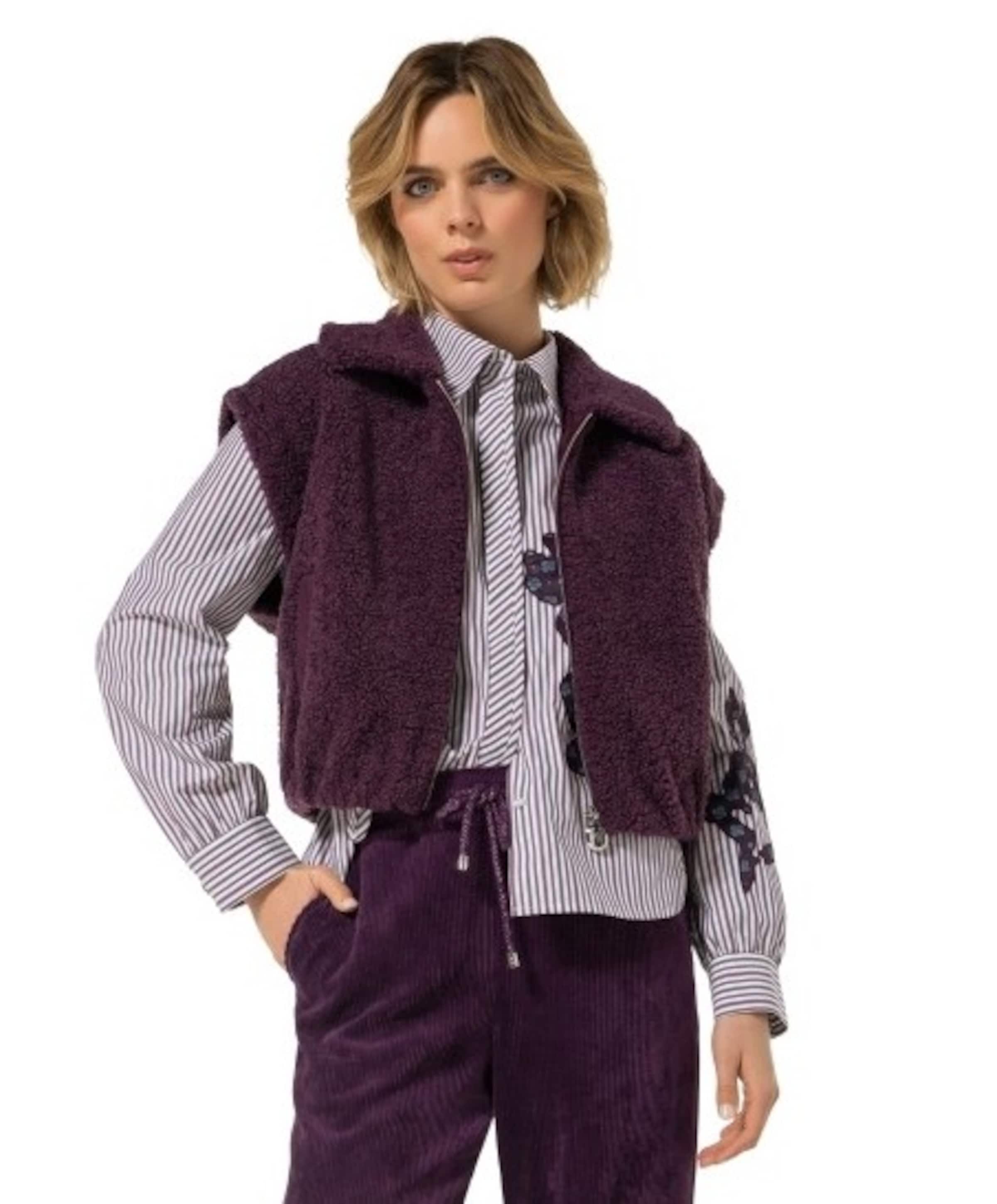 Caroline Biss Dames gilet paars