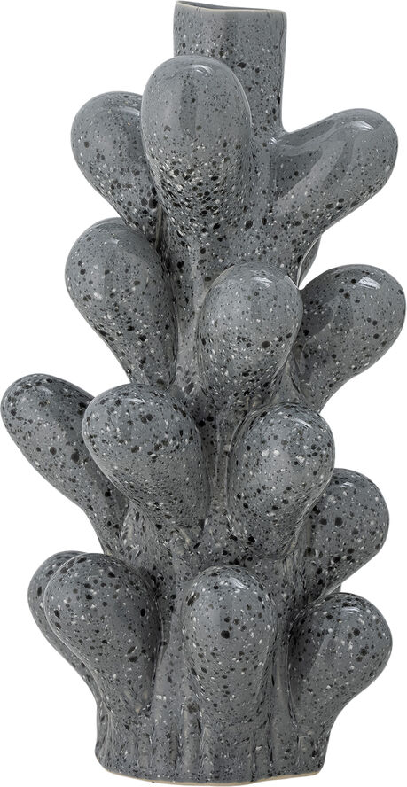 Bloomingville Innes Vase, Blå, Stentøj Blå