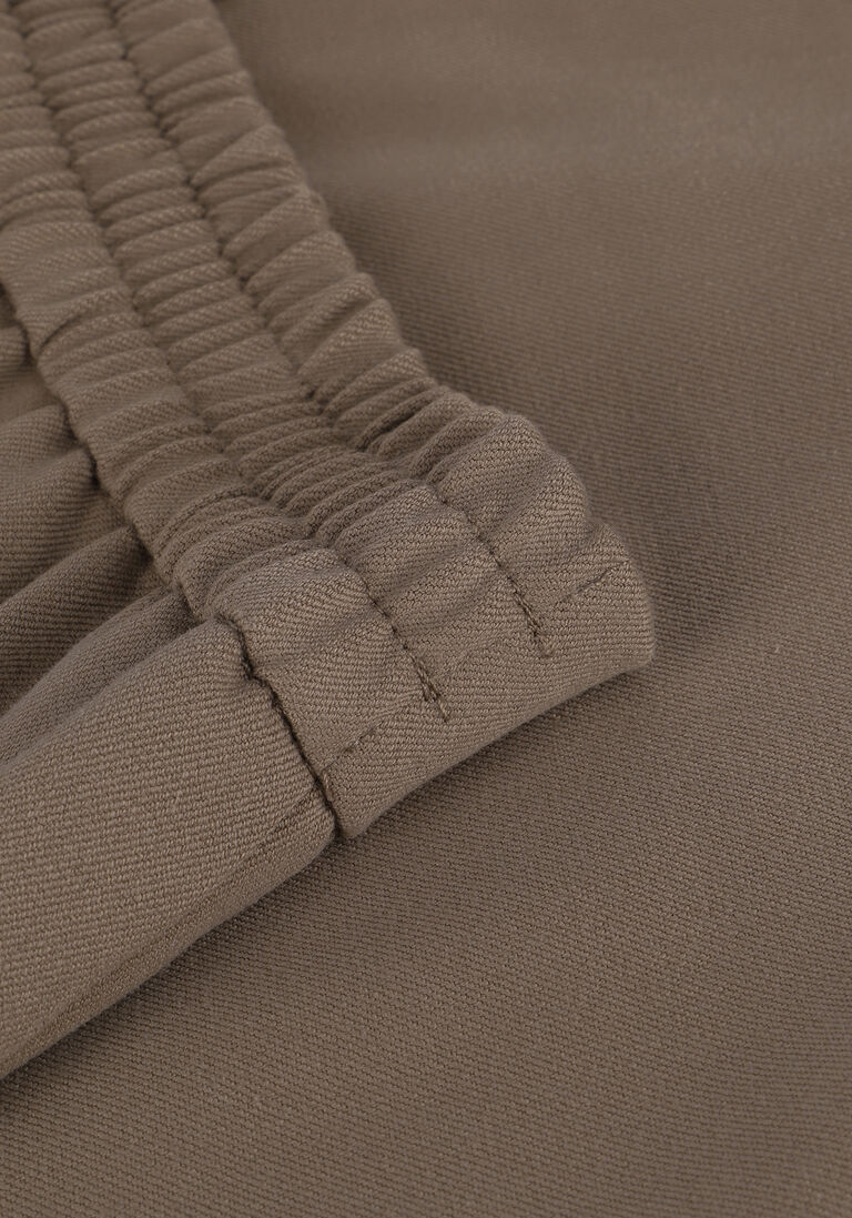 OBJECT taupe object wijde broek objlisa wide pant