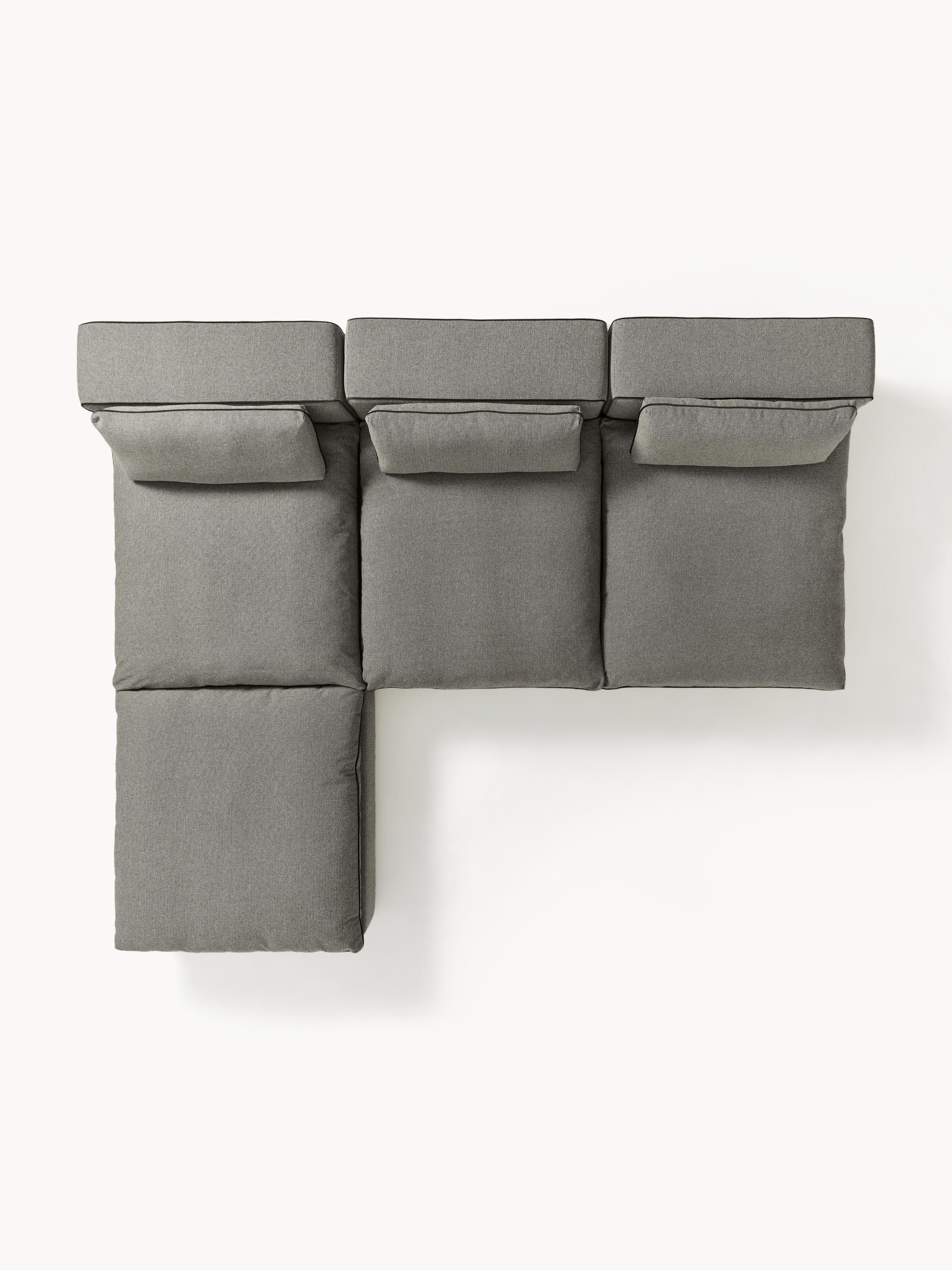Modulaire XL bank Felix met poef (links/rechts)