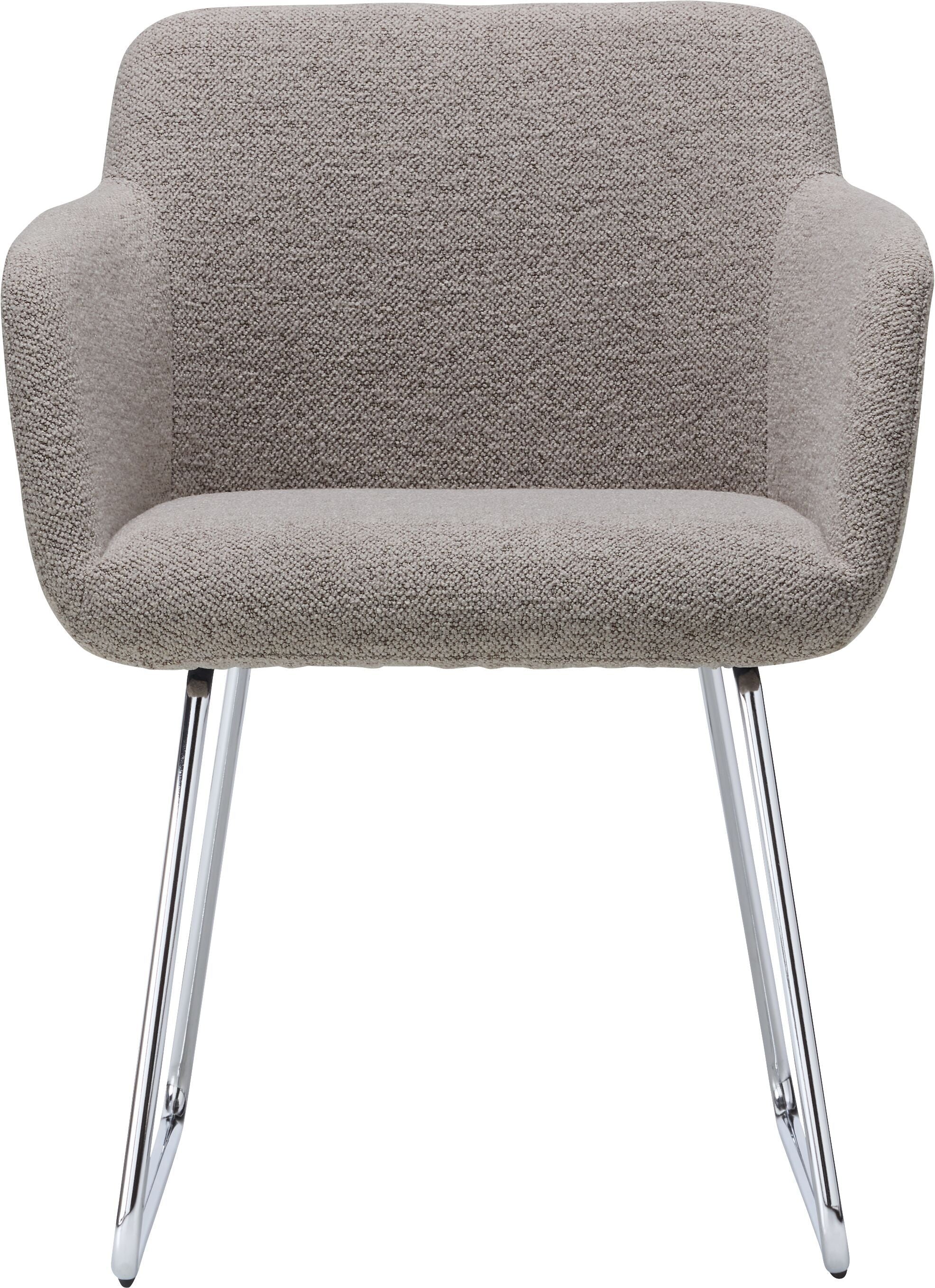 PECORA Stuhl - Taupe / B: 57.5 cm x T: 58.0 cm x H: 76.0 cm