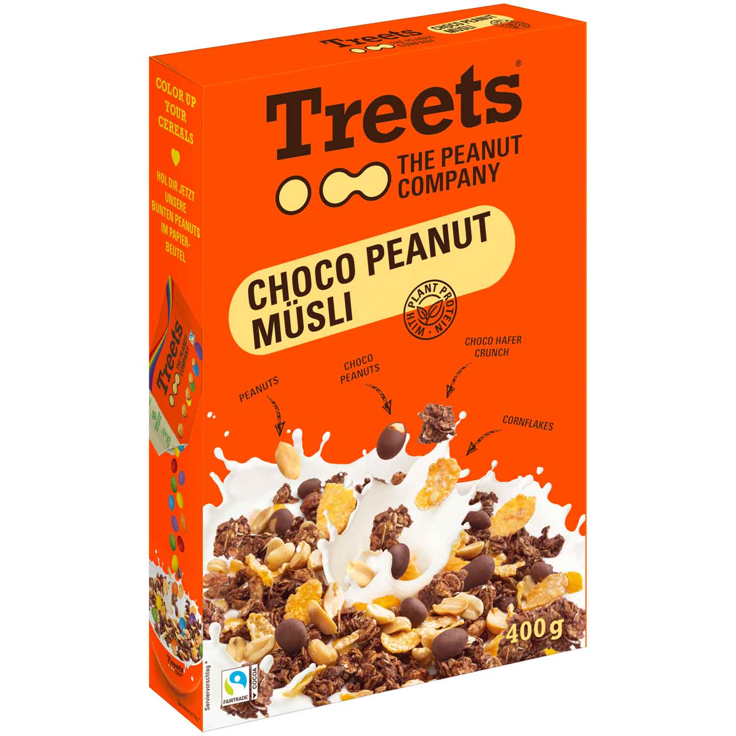Treets - The Peanut Company Choco Peanut Müsli 400g MHD:6.12.24