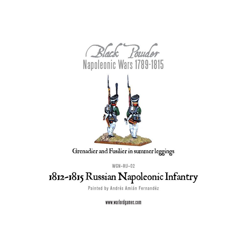 Napoleonic Wars: Russian Line Infantry (1812-1815) plastic boxed set