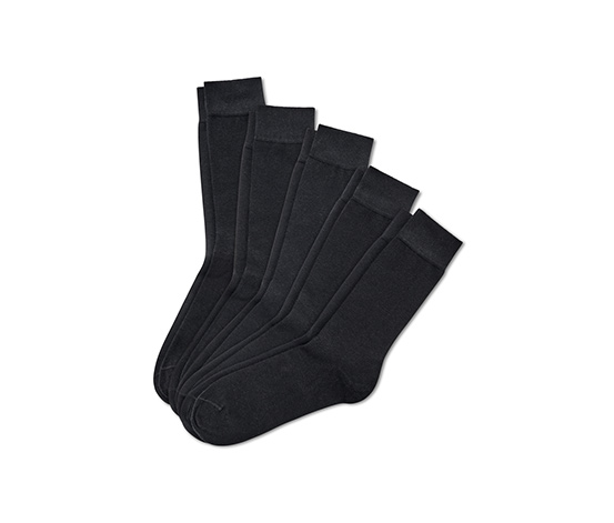 5 Paar Socken, schwarz