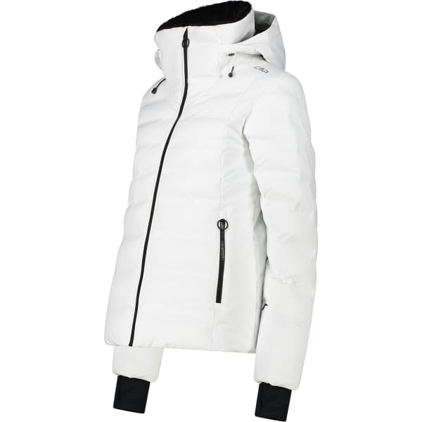 Veste de ski CMP WOMAN JACKET FIX HOOD WHITE