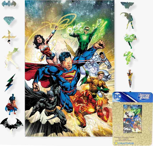 Crafthub Justice League puslespil (Helte)
