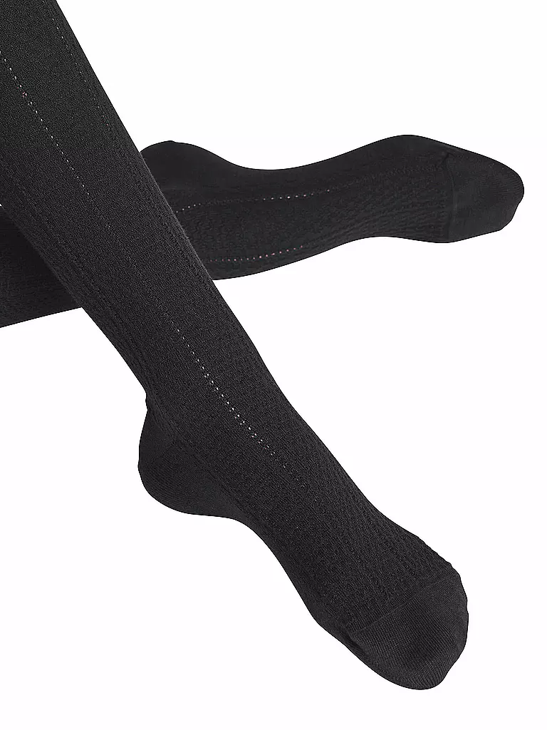 FALKE Strickstrumpfhose NEEDLEPOINT black schwarz