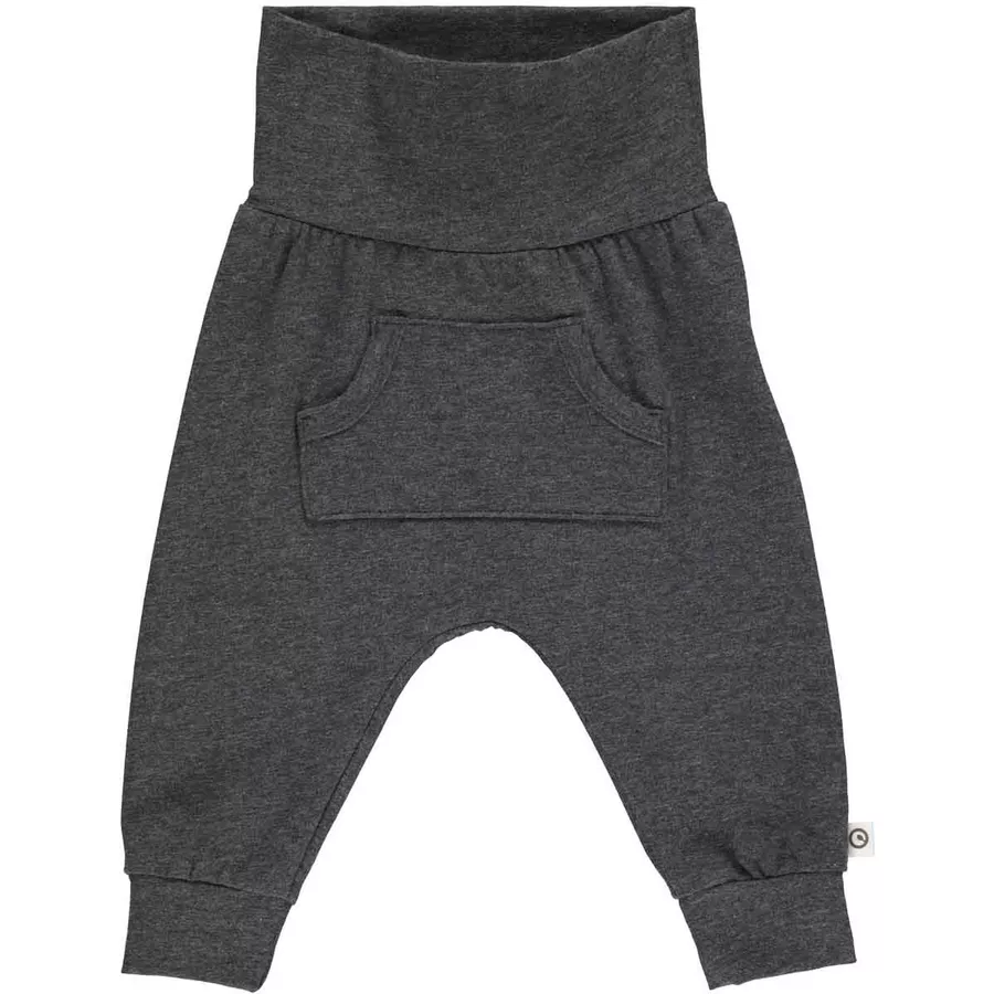 Müsli Babyhose irongreymelange