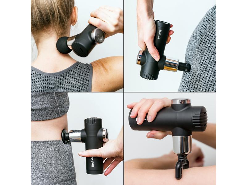Bodi-Tek Massage Pistole Mini Deep Tissue Massagegerät für Sportlerinnen und Sportler