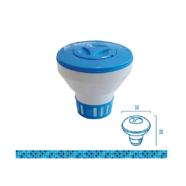 Dispensador de Produtos Flutuante Granulado e Pastilhas