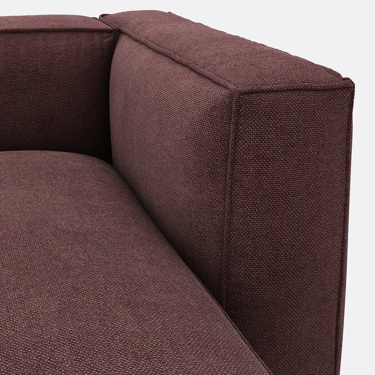 LA REDOUTE INTERIEURS<br>Sofá retangular, tecido texturizado, Seven
