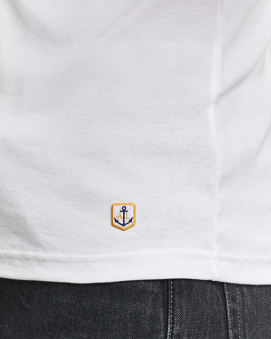 Armor-lux 2-Pack Crew Neck T-Shirt White/Grey Melange