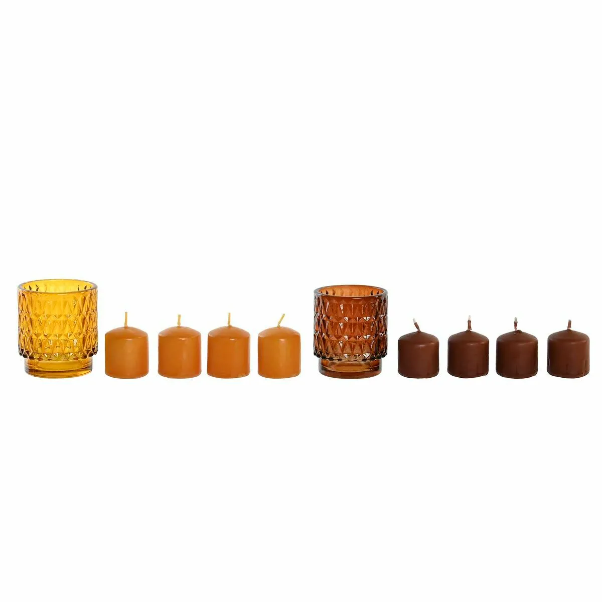 DKD Home Decor Ensemble Bougies Urbaine 36 g