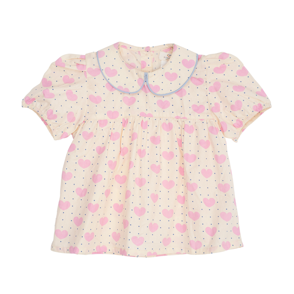 Copenhagen Colors Bluse Heart & Dots