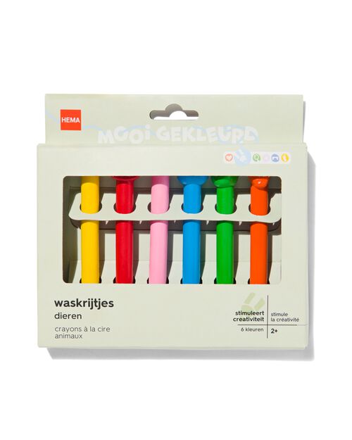 6 pastels animal