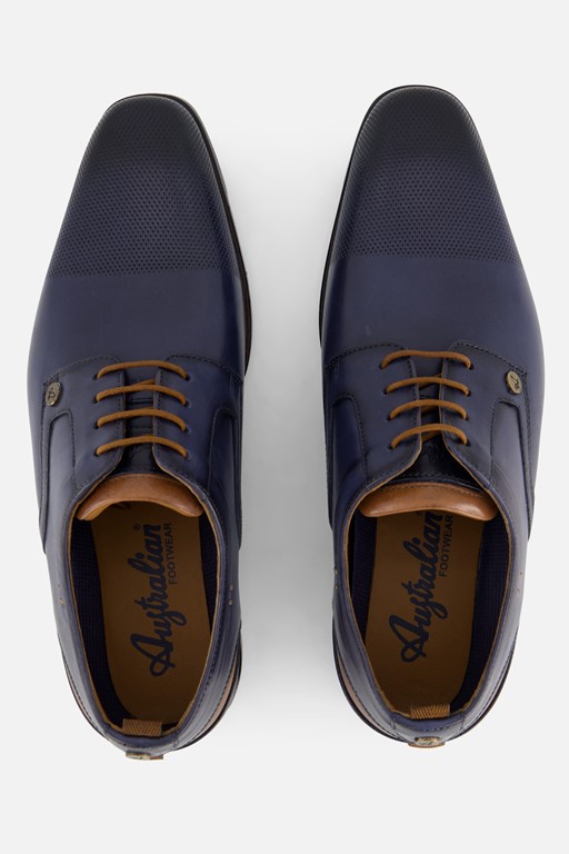 Australian Clayton Veterschoenen blauw Leer