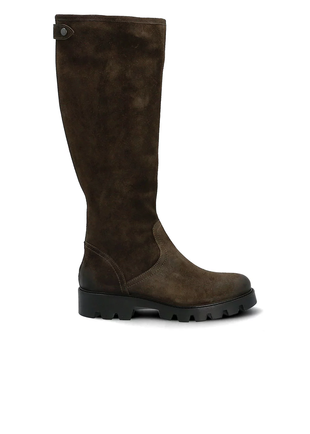 BOTTE EUPHEMIA VELOURS VELOURS KAKI