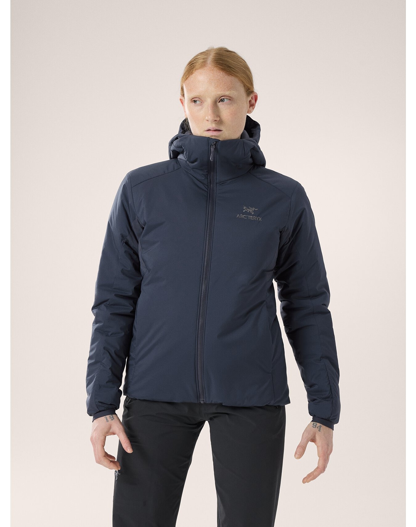 Atom Heavyweight Hoody Dame Black Sapphire
