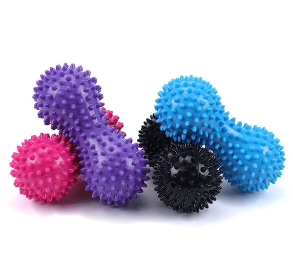 Spiky Ball peanut Muskel Massasje Roller Yoga Stick Body