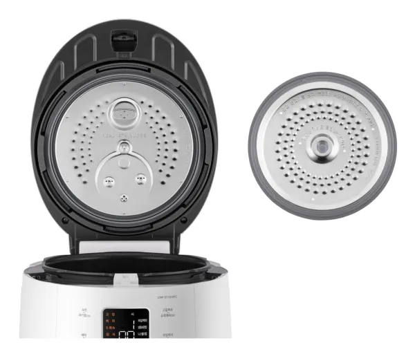 Cuckoo CRP-ST0609F, Champagne, Hvid, 1,08 L, LCD, Knapper, Dreje, Berøring, 880 W, 220 - 240 V
