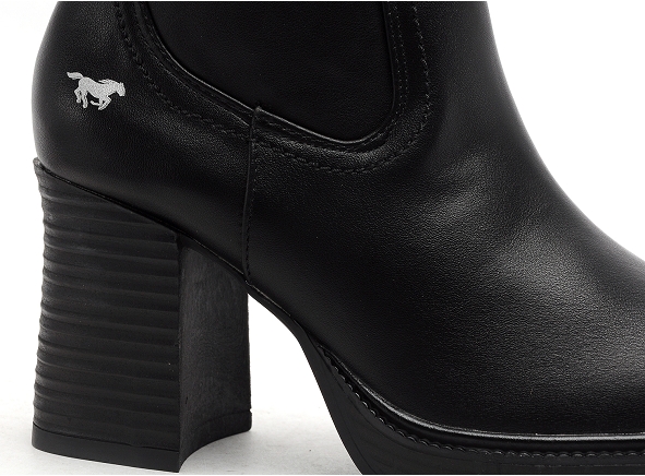 Mustang bottes talons femme 1474501 noir