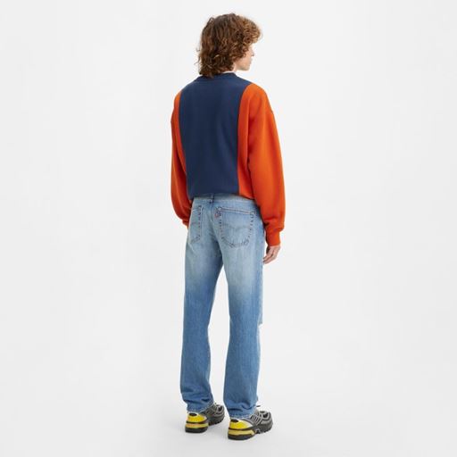 Levi's 501 Original Jeans, Medium Indigo Destructed, W36/L32