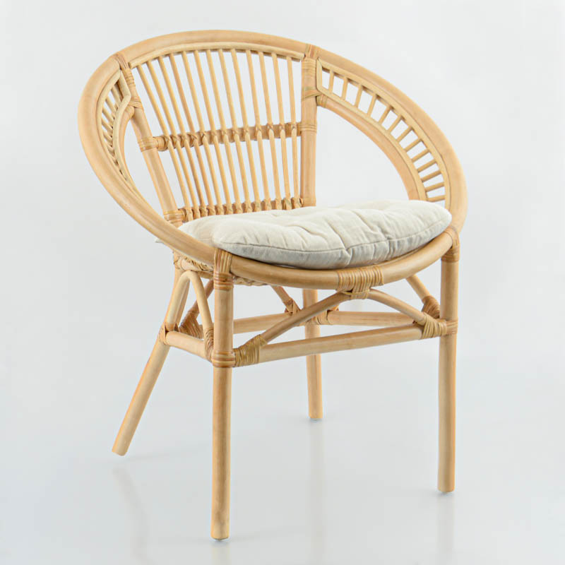 Chaise en rotin 'Sonalie'