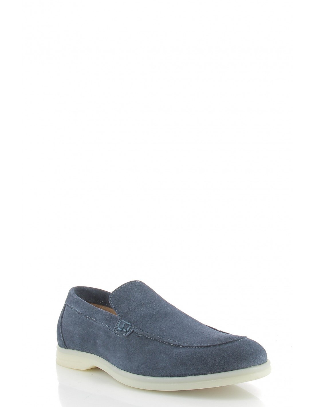 hylton Mocassin homme atoll 5/8 flag daim bleu