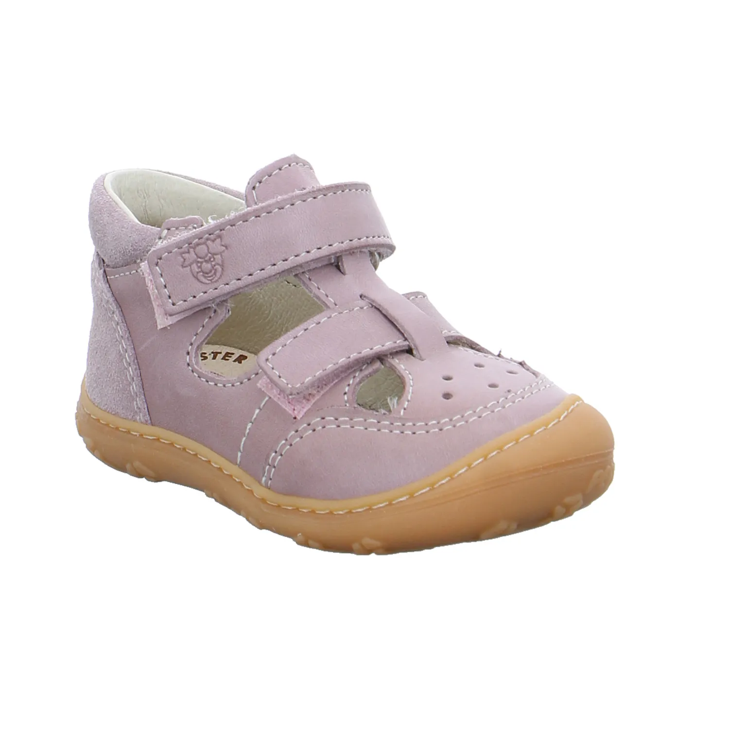 PEPINO Baby-Sommer-Bottine Rosa Leder  Unisex Minilette