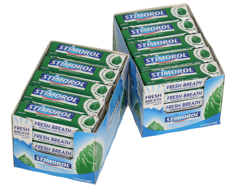 Stimorol Kaugummi Spearmint, 14 g