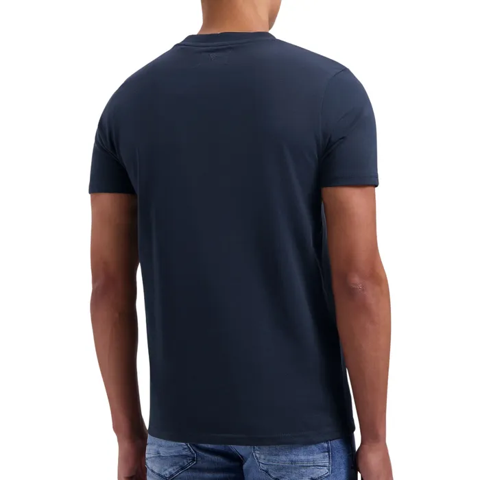 Pure Path Triangular Wordmark Logo Shirt Heren