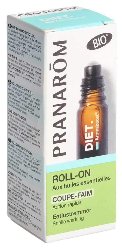 Pranarom Aromaboost Roll-on<br>5 ml, Roll-on, Roll-on, Diet Bio