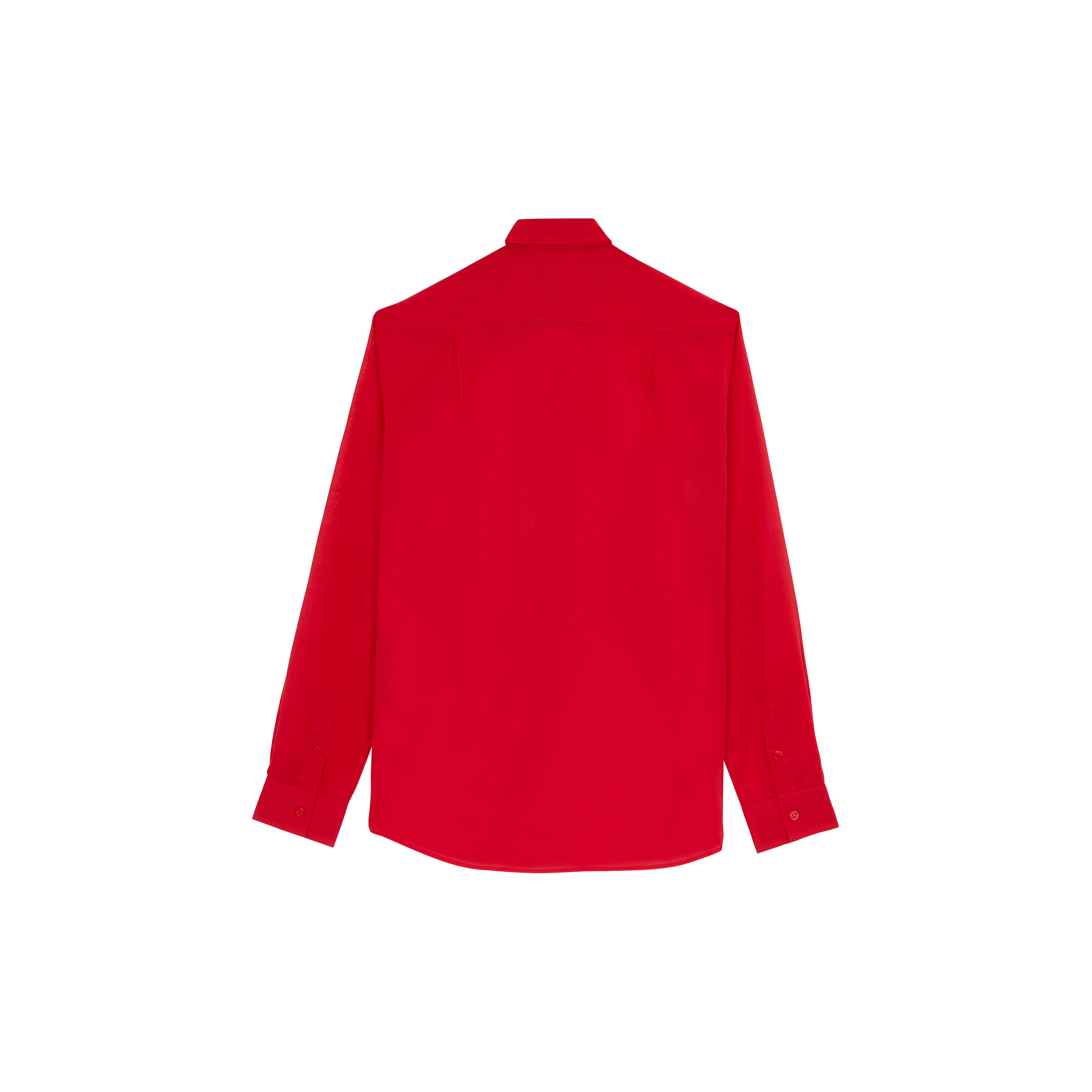 Chemise Légère en Voile de Coton Unisexe Unie