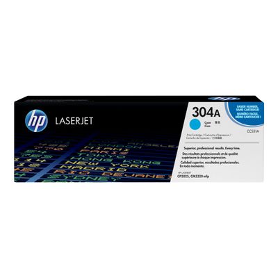 HP 304A - cyan - cartouche laser d'origine