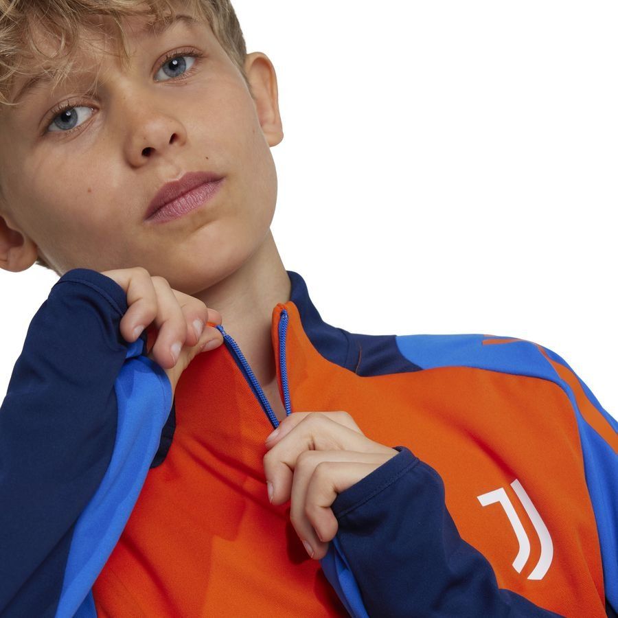 Juventus Maillot d'Entraînement Tiro 24 - Orange/Bleu Enfant