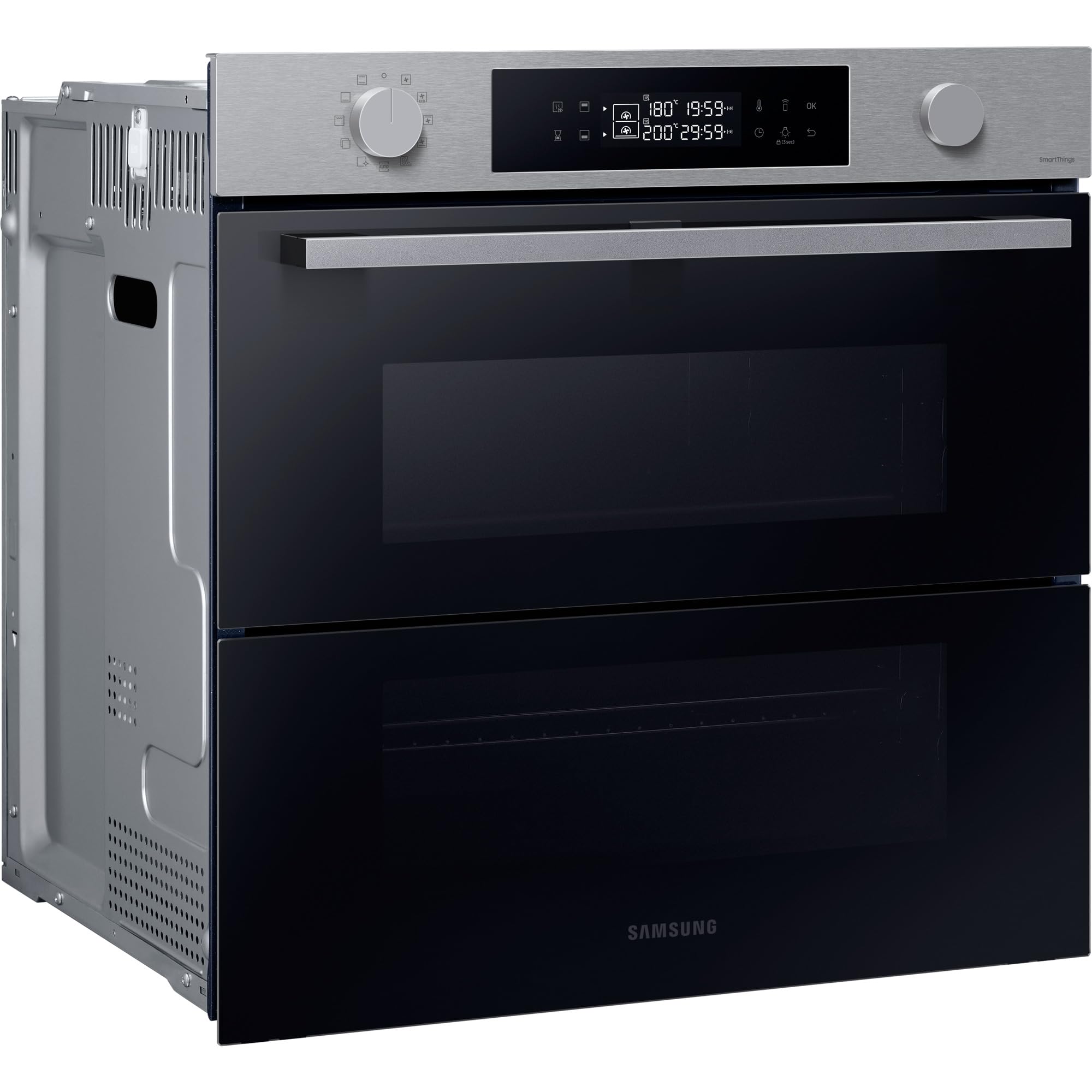 SAMSUNG Four encastrable pyrolyse NV7B45305AS dual cook flex,76 litres, wifi