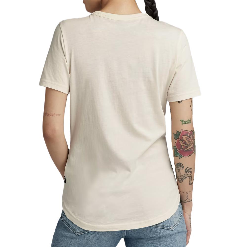 T-shirt Beige Femme G-Star Raw Autograph