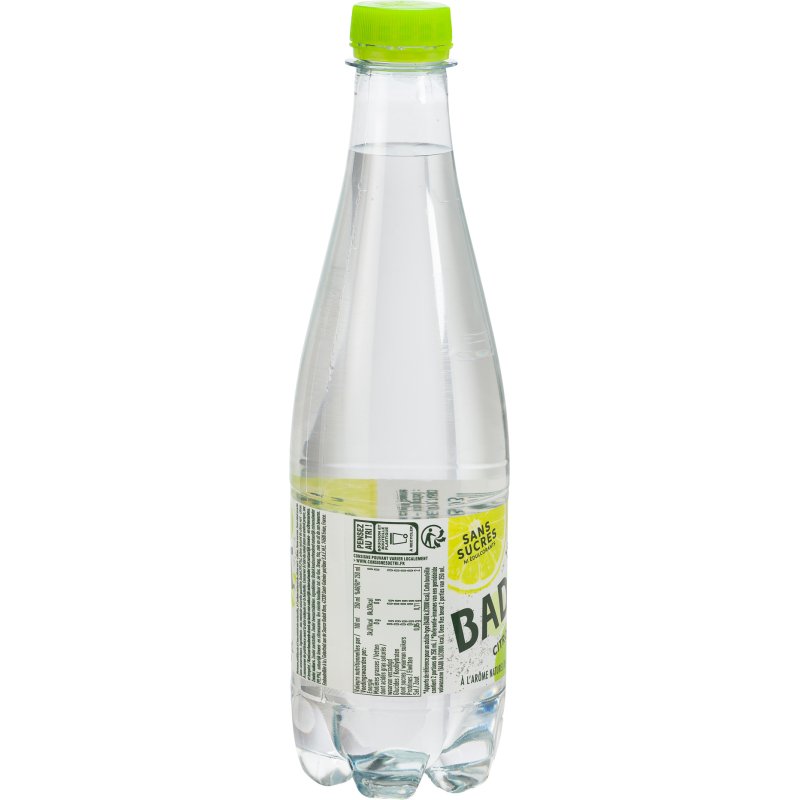 Eau gazeuse Badoit Zest citron vert 50 cl - 30 bouteilles