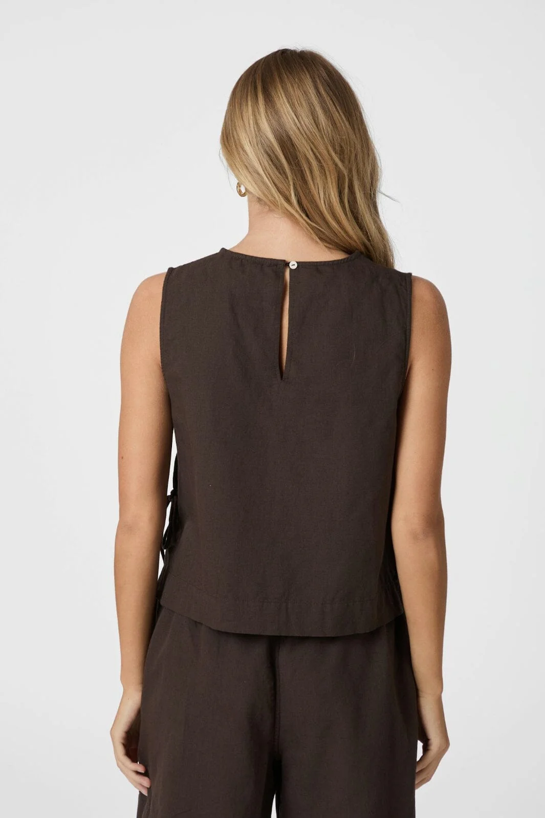 Neo Noir Svetlana Linen Top 159947