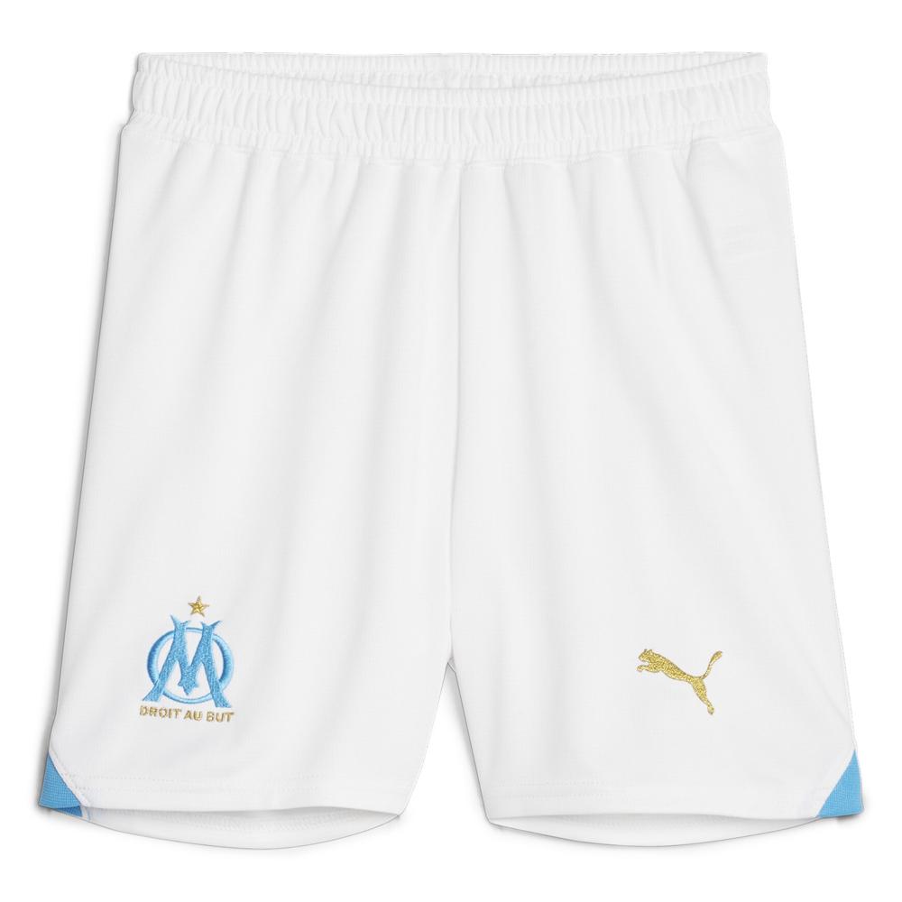 Puma OM Short de Foot Blanc Garçon Puma 2023/24