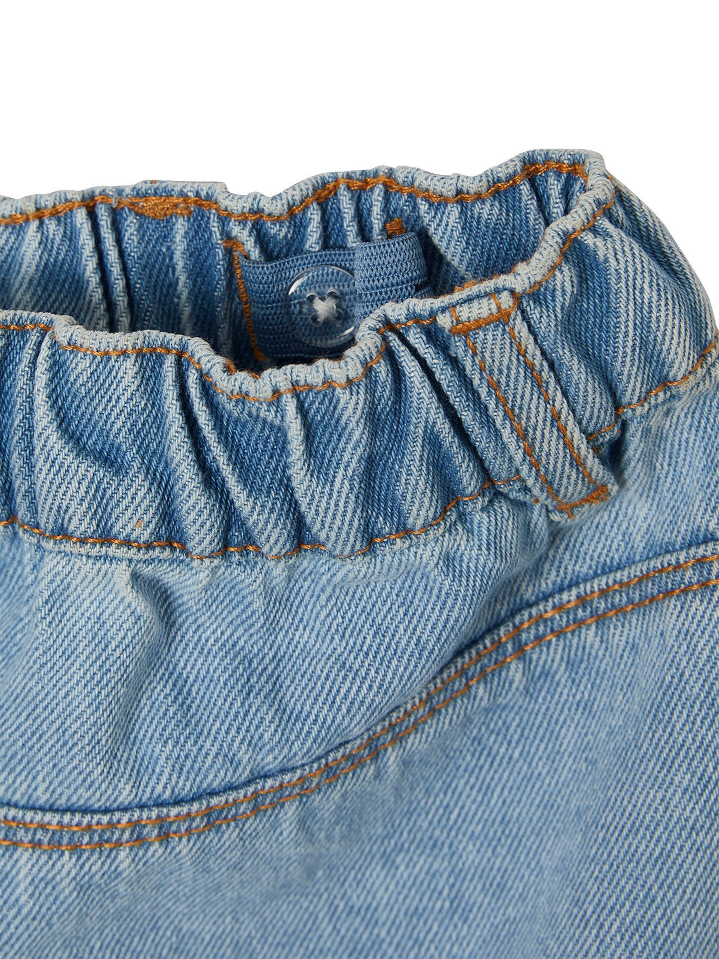 Vertbaudet Mädchen Jeansrock BASIC helles blau