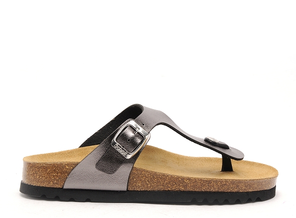 Scholl mules et sabots plats femme nicole 30055 gris