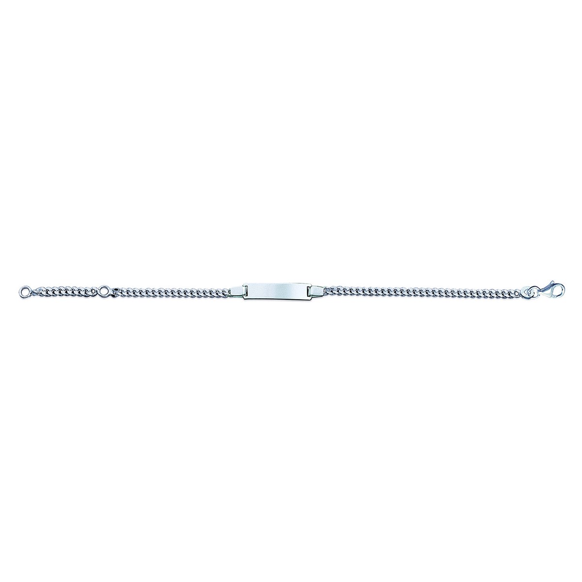 Bracelet Brillaxis identité enfant argent
