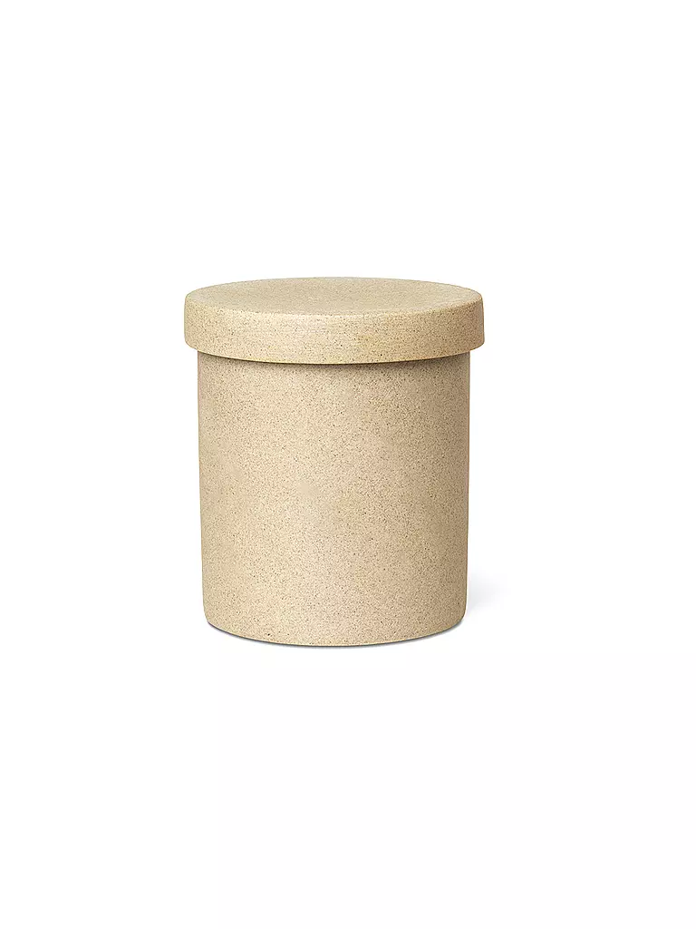 FERM LIVING Porzellan Container BON Large Keramik  beige