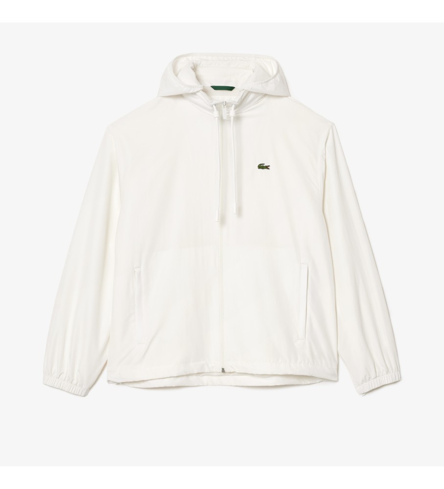 Jaqueta esportiva branca Lacoste