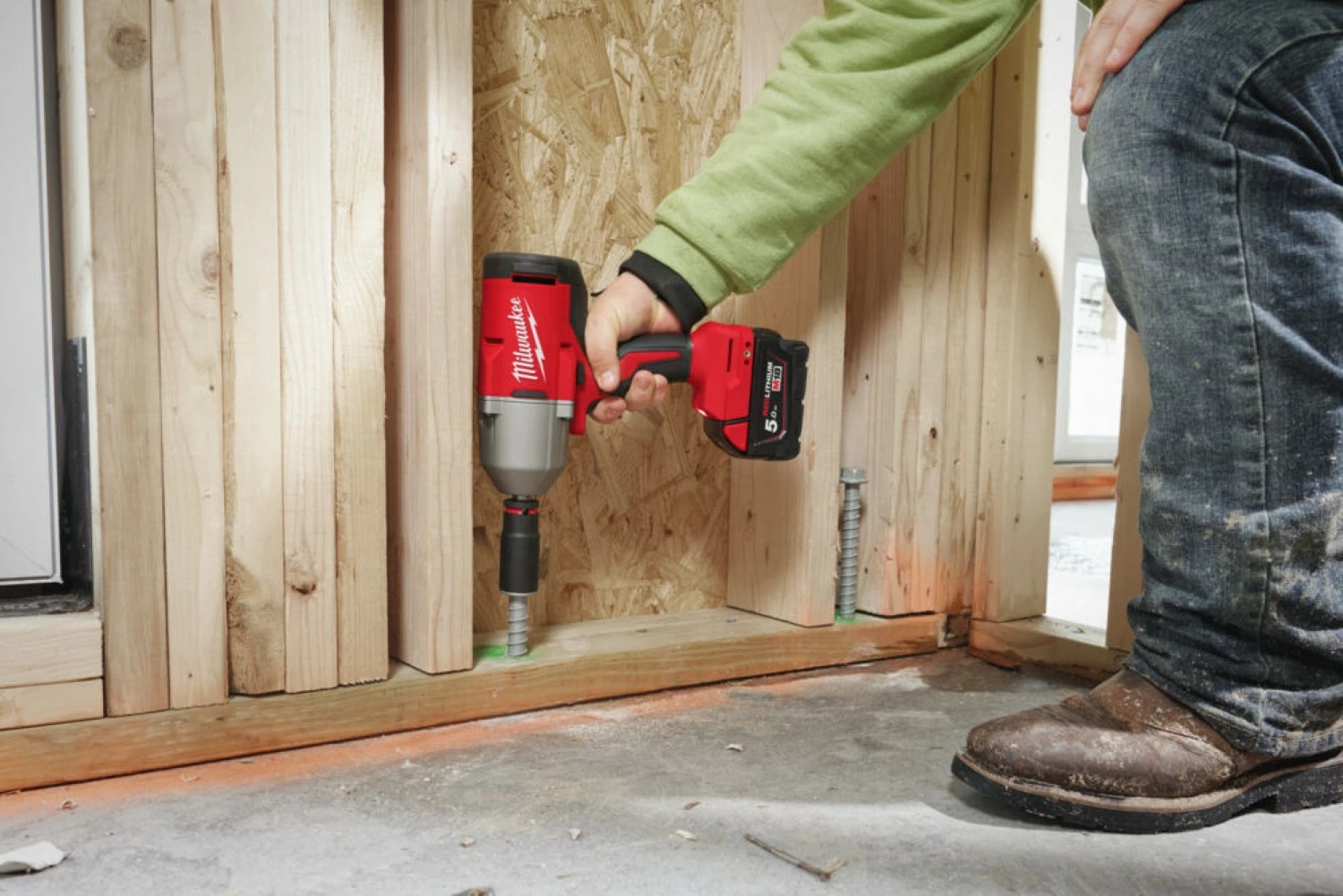 Milwaukee M18 BLHIWF12-0X 18V Li-Ion accu Slagmoersleutel body in HD Box - 1/2