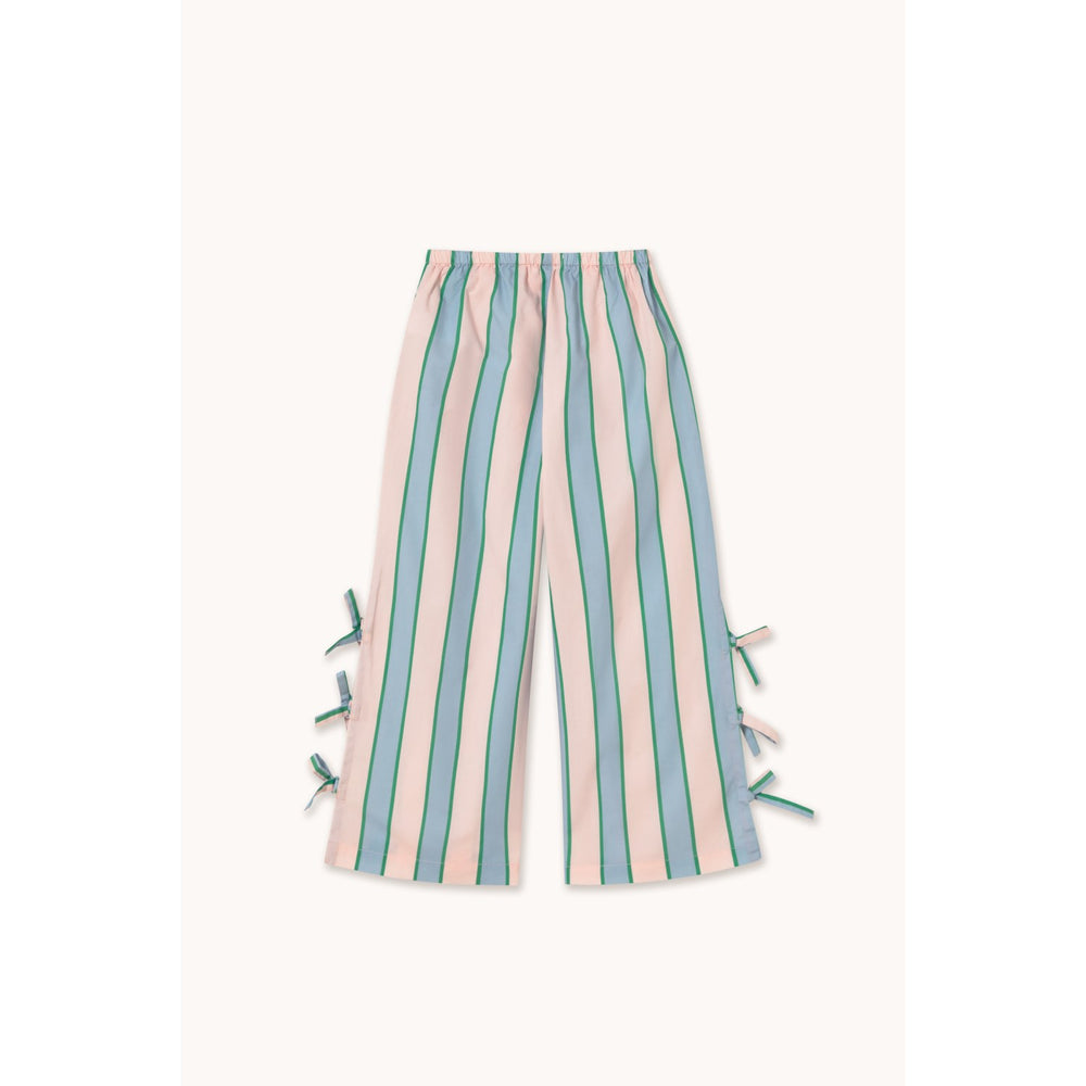 Køb TinyCottons Pastel Pink Retro Stripes Bows Pant
